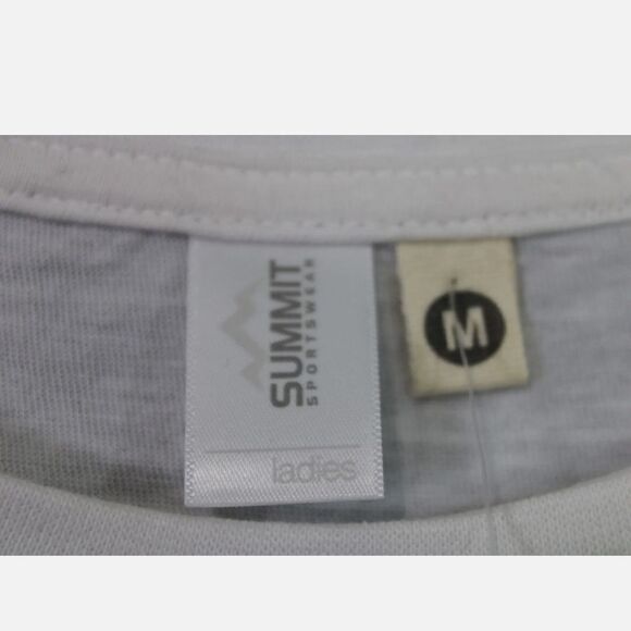 SUMMIT JORDYN CREW NECK CROPPED TEE WITH SLEEVE STRIPES CLEMSON TIGERS M NWT - Picture 7 of 8